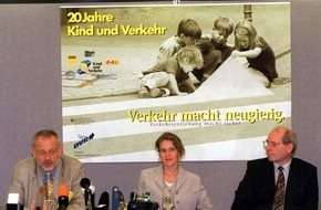 Deutscher Verkehrssicherheitsrat e.V.: Zwanzig Jahre DVR-Programm "Kind und Verkehr" / Deutscher Verkehrssicherheitsrat zieht positive Bilanz