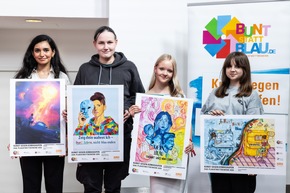 Nach Landessieg: Silber f&uuml;r Sch&uuml;ler aus Hessen bei Bundeswettbewerb &bdquo;bunt statt blau&ldquo;