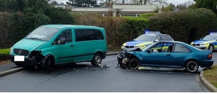 Polizei Düren: POL-DN: Mit dem Gegenverkehr zusammengestoßen