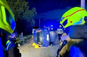 Feuerwehr Detmold: FW-DT: Verkehrsunfall auf der Bremker Straße - Drei Leichtverletzte