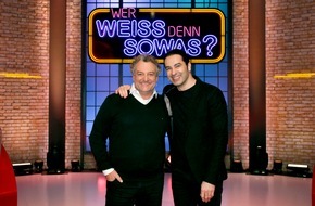 ARD Das Erste: Das Erste: Comedy-Power bei "Wer weiß denn sowas?":
Bülent Ceylan, Marco Rima, Chris Tall und Markus Maria Profitlich