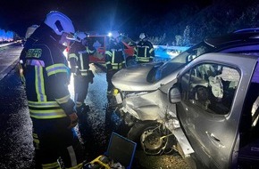 Feuerwehr Sprockhövel: FW-EN: Erneuter Verkehrsunfall auf der A43 - Eine Person verletzt