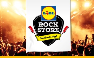 Lidl: Voll versorgt abrocken: Lidl öffnet wieder seine legendären "Lidl Rock Stores" bei Rock am Ring und Rock im Park