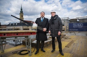 alpha_z Kommunikationsberatung GmbH: SÜBA AG baut Vorreiterrolle weiter aus: 16 Windturbinen versorgen Baustelle mit Strom