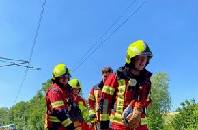 Feuerwehr Velbert: FW-Velbert: Großübung der Deutschen Bahn und Feuerwehr Velbert