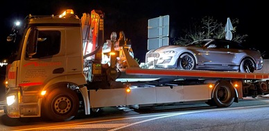 Polizeiinspektion Osnabrück: POL-OS: Osnabrück/Wallenhorst: Alkoholisierter Autoposer flüchtete vor der Polizei - Kontrolle in Wallenhorst