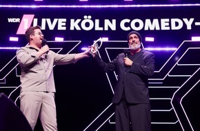 BRAINPOOL TV GmbH: COLOGNE COMEDY FESTIVAL: Deutscher Comedypreis für Torsten Sträter und Tony Bauer im Rahmen der erfolgreichen 1 LIVE COMEDY-NÄCHTE XXL