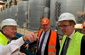 Nordzucker AG: Niedersachsens Wirtschaftsminister Dr. Althusmann besucht das Werk Uelzen