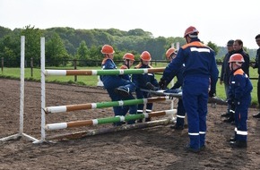 Freiwillige Feuerwehr Weeze: Feuerwehr Weeze: Orientierungslauf der Jugendfeuerwehren im Kreis Kleve in Weeze