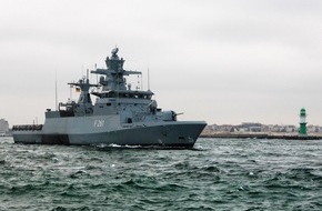 Presse- und Informationszentrum Marine: Korvette "Magdeburg" läuft zu UNIFIL aus