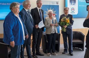 Landeskriminalamt Baden-Württemberg: LKA-BW: Fünf Festnahmen von Trickbetrügern ermöglicht: Bundesvorstand der IPA ehrt engagierte Seniorin