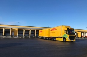 Deutsche Post DHL Group: PM: DHL Freight und Volvo Trucks kooperieren um Übergang zu fossilfreiem Straßentransport auf längeren Strecken zu beschleunigen / PR: DHL Freight and Volvo Trucks join forces to speed up transition to fossil free road ...