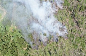 Feuerwehren im Kreis Soest: FW Kreis Soest: Waldbrand am Möhnesee - aktuell rund 300 Einsatzkräfte vor Ort