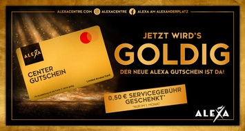 B.C Neumann PR: ALEXA Shoppingcenter empf&auml;ngt mit modernem Eingangsbereich und neuen Gutscheinen