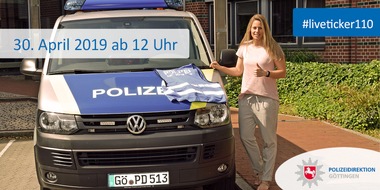 Polizeidirektion Göttingen: POL-GOE: #liveticker110 - Wir geben weitere Einblicke hinter die Kulissen der Polizeidirektion Göttingen