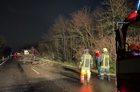 Feuerwehr Neuss: FW-NE: Keine Ruhe nach dem Sturm | weitere sturmbedingte Einsätze für die Feuerwehr