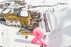 Tourismusverband Obertauern: #SHESKIS für Pink Ribbon: Gemeinsam gegen den Krebs auf den Pisten Obertauerns