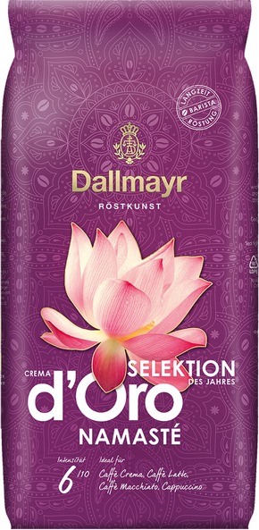 Dallmayr Crema d&#039;Oro Selektion des Jahres 2023: Namasté