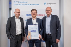 TÜV Rheinland vergibt Award für kundenfreundlichste Autohäuser und Wegbereiter der E-Mobilität 2022