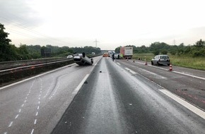 Verkehrsdirektion Mainz: POL-VDMZ: Schwerer Verkehrsunfall auf der A60 Höhe Anschlusstelle Ingelheim Ost; 36-Jähriger lebensgefährilich verletzt