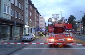 Feuerwehr Gelsenkirchen: FW-GE: Feuer mit Menschenleben in Gefahr in der Altstadt