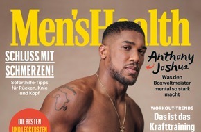 Motor Presse Hamburg MEN'S HEALTH: Boxweltmeister Anthony Joshua bei Men's Health: "Erst nach einer Niederlage zeigt sich, ob du mental fit bist."