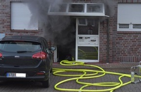 Polizeiinspektion Stade: POL-STD: Wäschetrockner setzt Keller in Buxtehuder Mehrfamilienhaus in Brand - Feuer schnell gelöscht - keine Personen verletzt