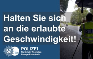 Kreispolizeibehörde Ennepe-Ruhr-Kreis: POL-EN: Schwelm- Motorradfahrer bei Geschwindigkeitsmessung aufgefallen
