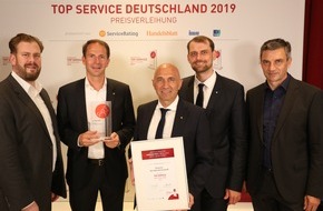 DVAG Deutsche Vermögensberatung AG: Spitzenplatz bei "TOP SERVICE Deutschland" / Deutsche Vermögensberatung glänzt erneut mit exzellentem Kundenservice