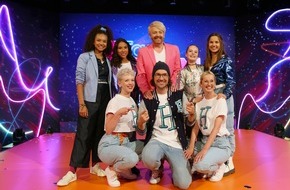 KiKA - Der Kinderkanal ARD/ZDF: Neues Showformat "TanzAlarm Club" aus Erfurt stärkt Thüringen als Standort für Kindermedien / Prince Damien, Robeat und Ross Antony schwingen ab heute bei KiKA das Tanzbein