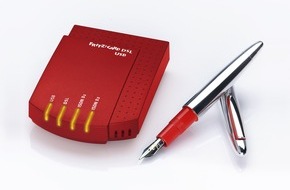 AVM GmbH: AVM auf der Systems 2002 - USB-Variante der FRITZ!Card DSL / FRITZ!Card DSL USB in Kürze im Handel - Externe Variante der DSL/ISDN-Karte kommt mit nur einem Kabel aus