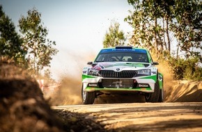 Skoda Auto Deutschland GmbH: Rallye Italien Sardinien: ŠKODA FABIA Rally2 evo-Fahrer Mikkelsen will zurück an die Tabellenspitze