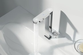 GROHE AG: Ein kleiner Stups mit großer Wirkung: GROHE Plus unterstützt mit digitaler Temperaturanzeige beim Energie- und Wassersparen