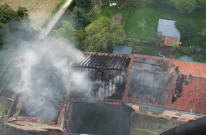 Polizeipräsidium Trier: POL-PPTR: Brandursache des Feuers auf dem Sievenicher Hof noch unklar