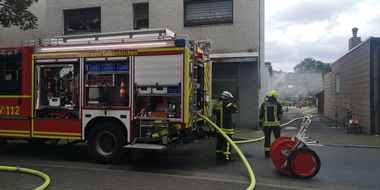 Feuerwehr Gelsenkirchen: FW-GE: Brand einer Elektrowerkstatt