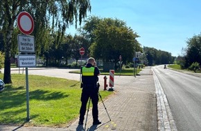 Polizeiinspektion Cuxhaven: POL-CUX: Schulwegüberwachung in Lamstedt und erneute Messungen in Bülkau