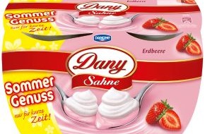 Danone DACH: Sommergenuss aus dem Kühlregal: Der beliebte Klassiker Dany Sahne bringt erneut seine fruchtigen Sommerkreationen auf den Tisch (mit Bild)