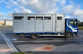 Polizeidirektion Kaiserslautern: POL-PDKL: Tiertransport durch Polizei vorzeitig beendet