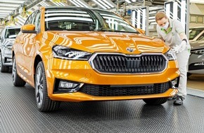 Skoda Auto Deutschland GmbH: Serienproduktion des neuen ŠKODA FABIA im Stammwerk Mladá Boleslav angelaufen