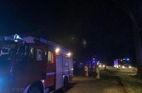 Feuerwehr Schermbeck: FW-Schermbeck: Vermeintlicher Dachstuhlbrand konnte nicht bestätigt werden