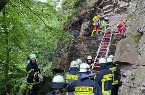 Feuerwehr Wetter (Ruhr): FW-EN: Wetter - Freikletterer am Harkortberg abgestürzt