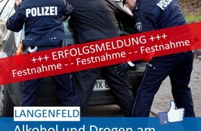 Polizei Mettmann: POL-ME: Betrunken, unter Drogen und kein Führerschein: Polizei zieht Raser aus dem Verkehr - Langenfeld - 2001143