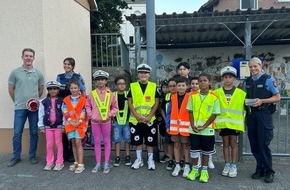 Polizeidirektion Montabaur: POL-PDMT: Kinder kontrollieren den Verkehr: Gemeinsam f&uuml;r mehr Sicherheit vor der Grundschule