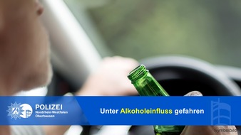 Polizeipräsidium Oberhausen: POL-OB: Unter Alkoholeinfluss gefahren