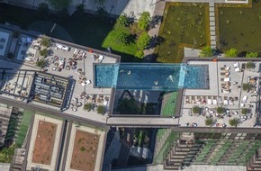 Bette GmbH & Co. KG: [PRESSEMITTEILUNG] Draußen Sky Pool, drinnen Bette: The Modern, Embassy Gardens, London