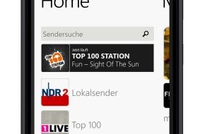 radio.de GmbH: radio.de launcht App für Windows Phone 8 (BILD)