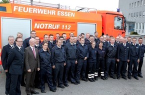 Feuerwehr Essen: FW-E: Essens Oberbürgermeister bedankt sich bei Fluthelfern