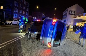 Feuerwehr Bremerhaven: FW Bremerhaven: Verkehrsunfall mit zwei beteiligten PKW
