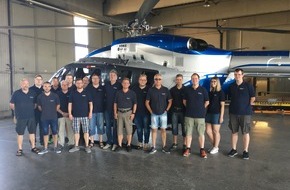 Freiwillige Feuerwehr Bedburg-Hau: FW-KLE: Besuch bei der Polizeifliegerstaffel NRW am Flughafen Düsseldorf