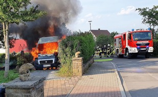 Feuerwehr Sprockhövel: FW-EN: Brand eines Wohnmobils, zweimal Tiere in Notlage, Verkehrsunfall